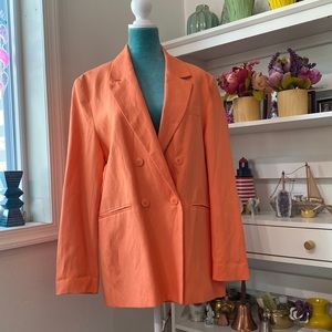 Beautiful Bershka Orange 🍊 Jacket/ coat🍊size M